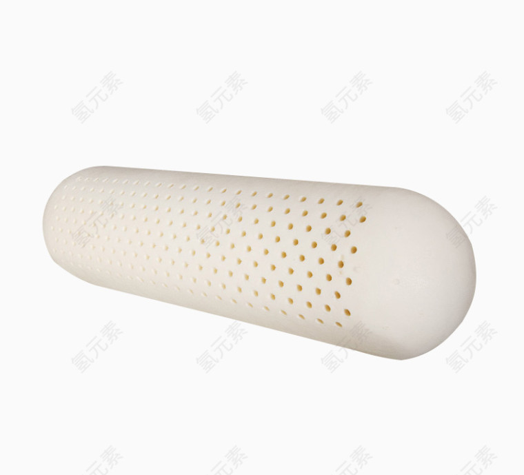 圆柱形乳胶枕头免抠素材