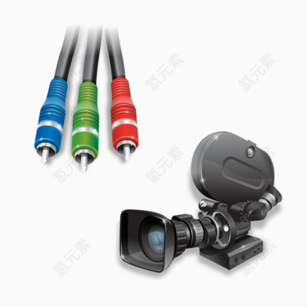 摄像机及配件器材PNG图标