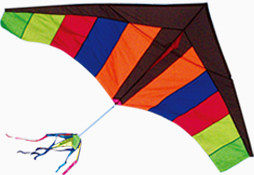 彩色条纹风筝