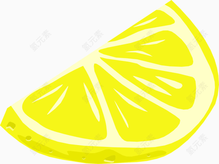 切开的柠檬片