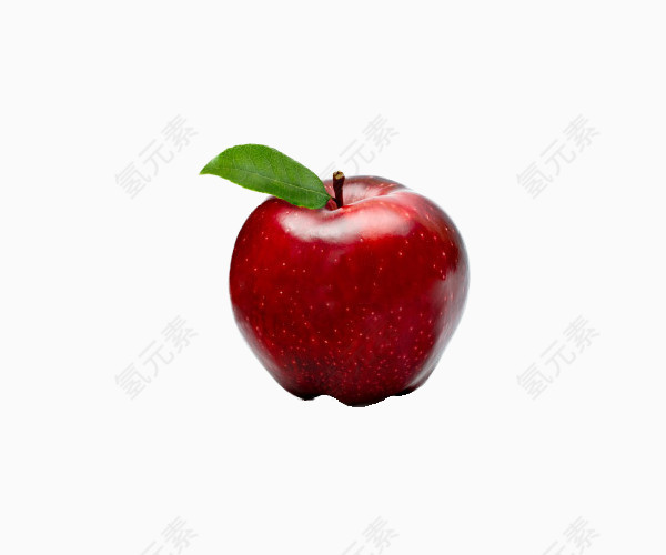 色泽光滑红苹果