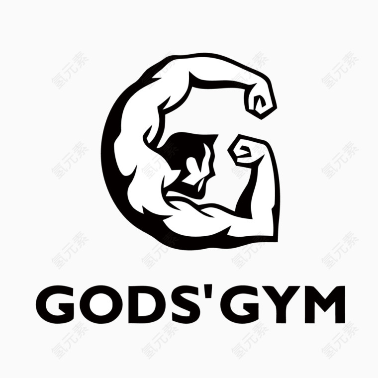 健身logo素材