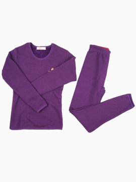 紫色保暖内衣