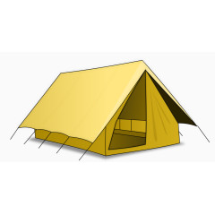 黄色的帐篷