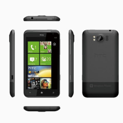 黑色HTC手机模型