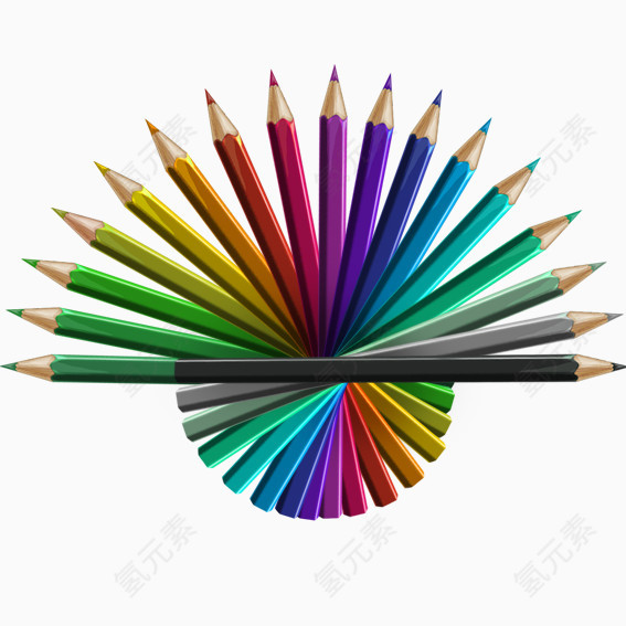 12色绘画蜡笔