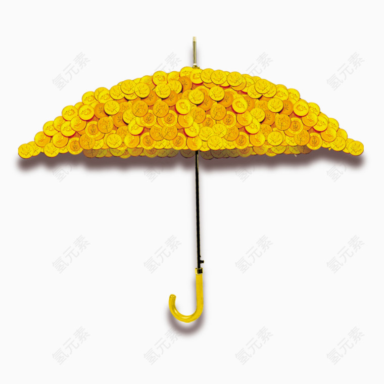 金色雨伞
