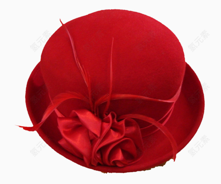 玫瑰红色帽子
