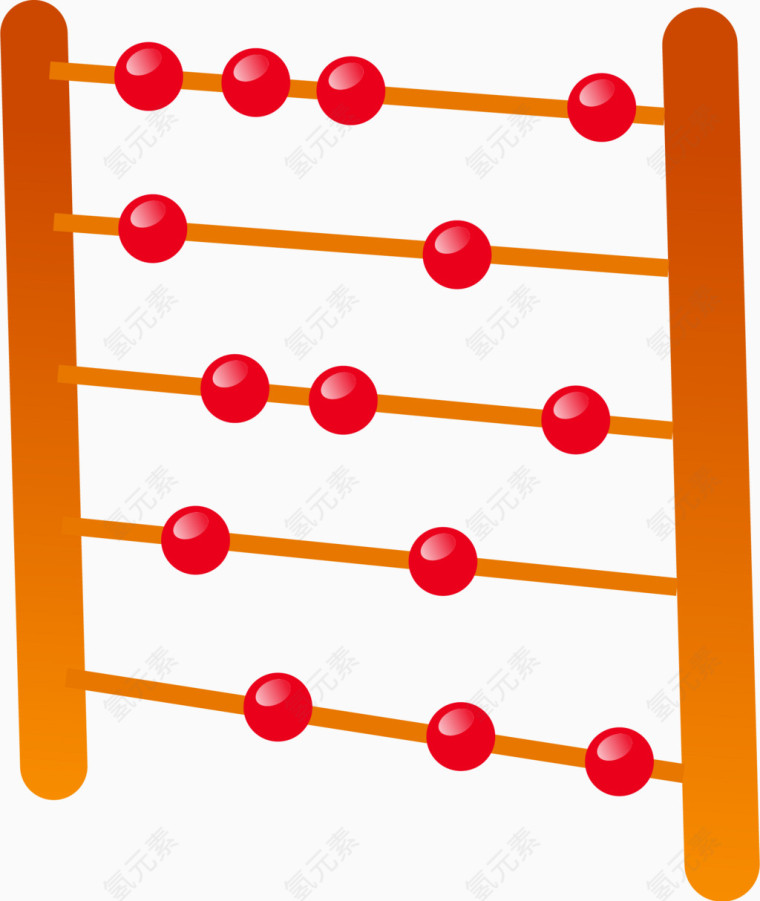 算珠png矢量素材