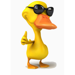 可爱的小黄鸭3D设计