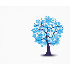 蓝色小树