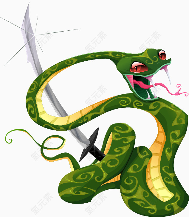 绿色毒蛇