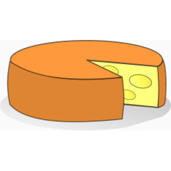 卡通橙皮奶酪