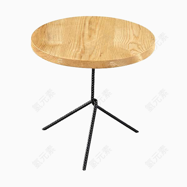 木质圆桌免抠素材