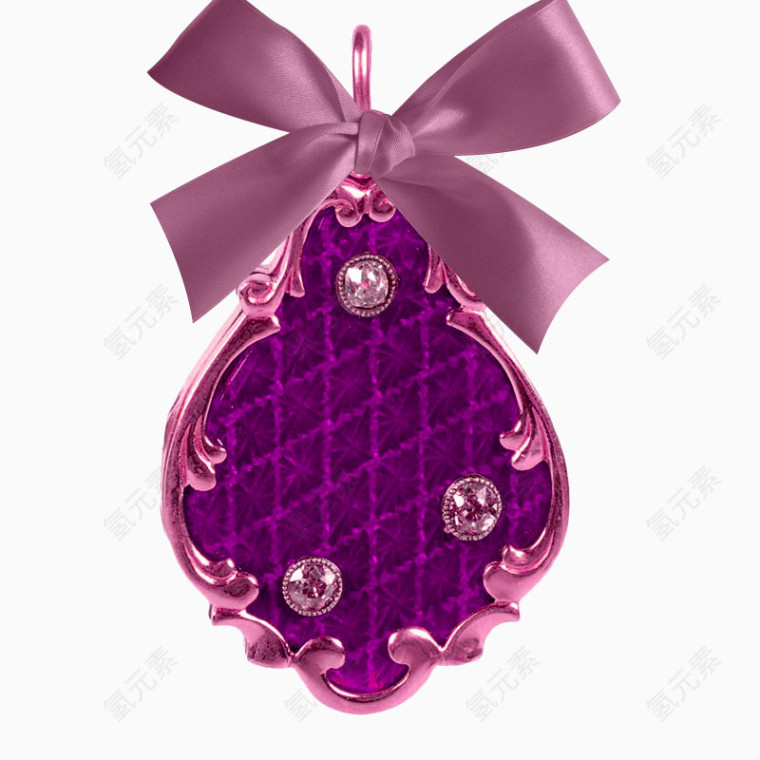 紫水晶和蝴蝶结