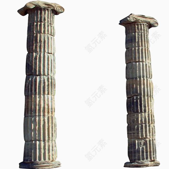 希腊石柱