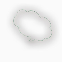 云朵对话框