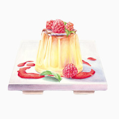 水果味果冻手绘画素材图片