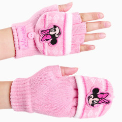 粉色米老鼠儿童手套