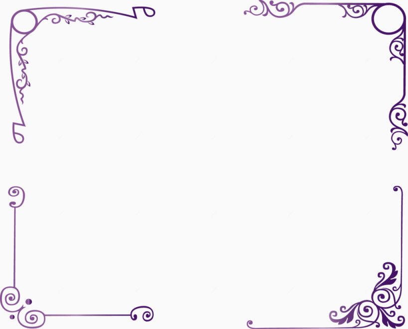 复古优雅紫色边框下载