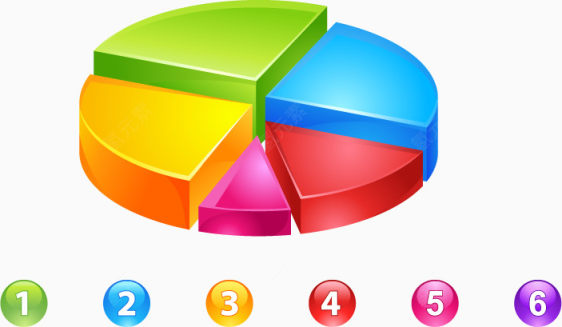矢量饼型图下载