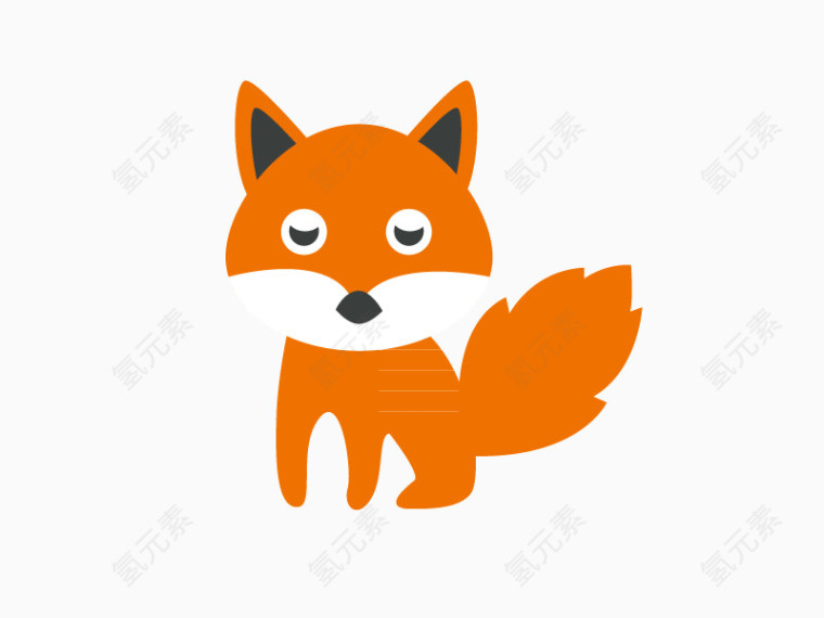 狐狸卡通矢量素材