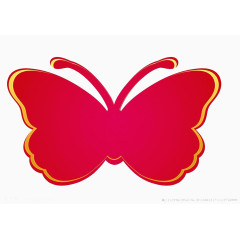 自定义形状蝴蝶