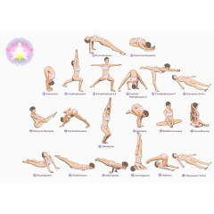 女子瑜伽动作教程