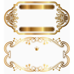 古典金色装饰框架