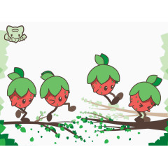 绿色草莓