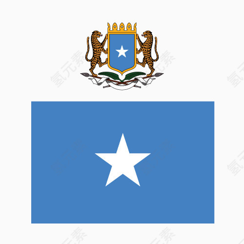 矢量索马里国徽