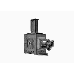 矢量古董相机