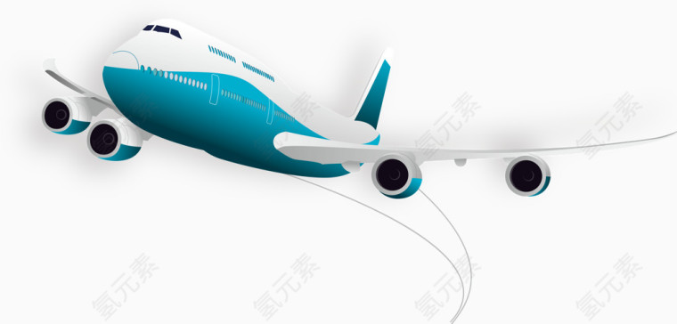 环游世界交通工具飞机装饰图案