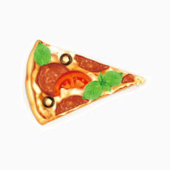 卡通披萨pizza量素材