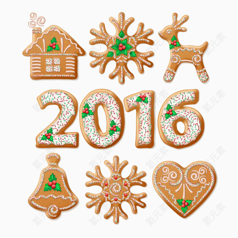 2016饼干字体图片