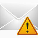 电子邮件警告图标