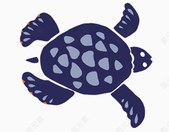 紫色海龟