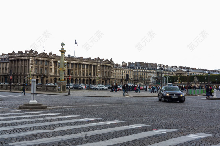 法国巴黎协和广场风光