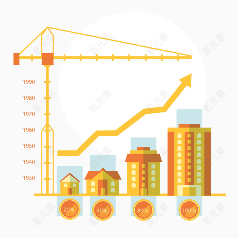 矢量楼房建筑