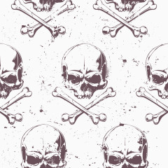 海盗标志装饰背景素材矢量