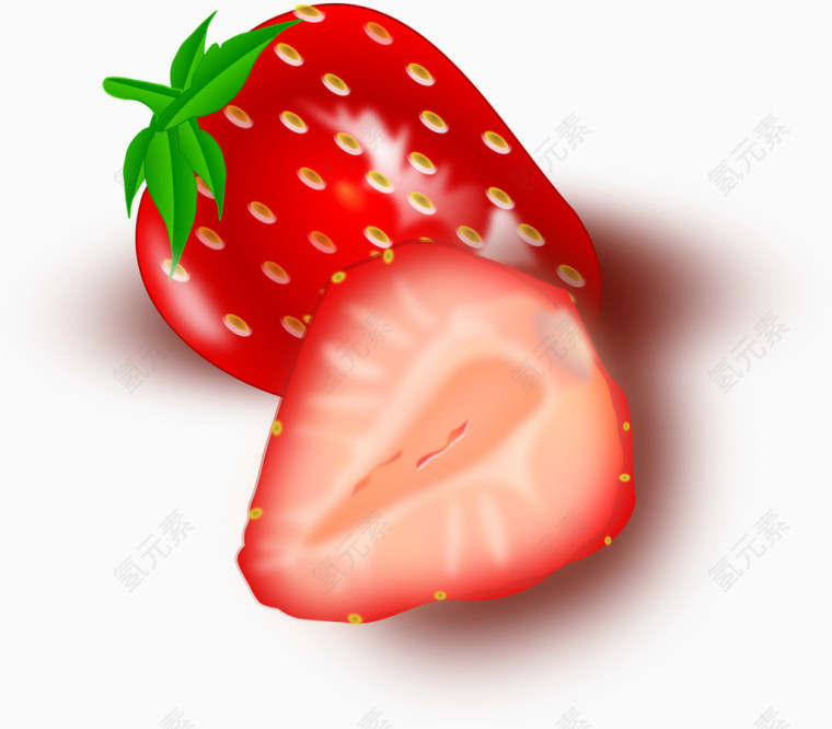 红色的草莓
