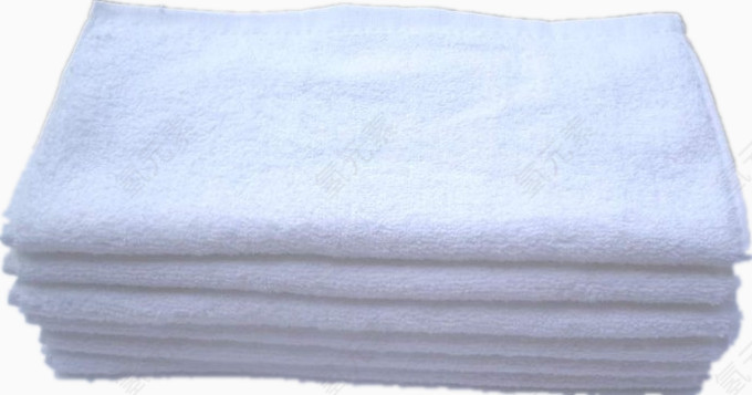 几条白毛巾