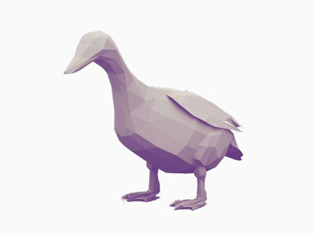 3D打印紫色鹅下载