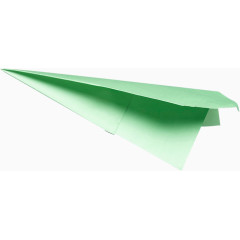 高清绿色彩纸飞机