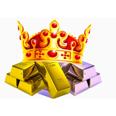 皇冠和金砖素材