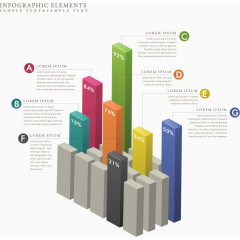 矢量立体图表