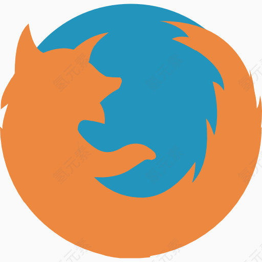 扁平化 logo 火狐 firefox