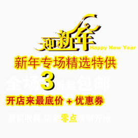 迎新年专场促销