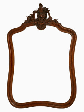 复古木质镜框