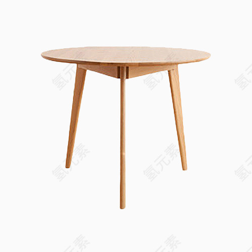木质造型圆桌素材